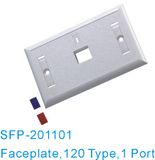 120 Type, 1 Port, Faceplate