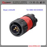 Brand Cnlinko 3pin Plug Connector Fast Locking Connector for Automation System