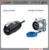 Double USB Male Cable Electrical Socket USB 220V Outlet Electrical USB Connectors