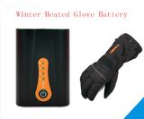 Winter Leather Motorcycle Heated Glove 7.4V 2600mAh Lithium Ion Battery