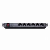 PDU for Plus Socket 6-Way 13A Size 1u