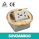Pop-up Circular Brass Floor Boxes