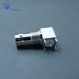 RF Coaxial 50ohm BNC Female Jack Bulkhead Right Angle Connector for P. C. B Mount