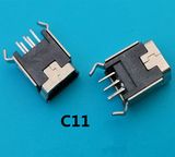 Shenzhen Factory SMD Mini USB B 180 Connector