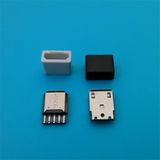 Covered Micro USB Female Solder Connector
