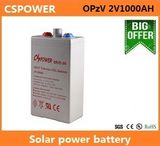 Ultra Long Life Opzv 2V1000ah Solar Battery UPS Battery Gel Battery Lead Acid Battery