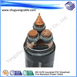 Mv XLPE Insulated PVC Sheathed Fire Resistant Electric Power Cable
