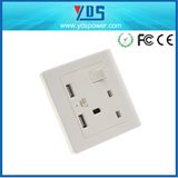 3 Pin USB Wall Sockets Electrical USB Outlets