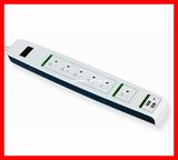 UL/cUL/ETL Power Strip, 6 Outlet Surge Protector, Power Strip with 2 Port USB for American Market (FC-16234)