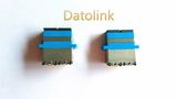 Sc Duplex Sm Blue Fiber Optical Adapter