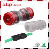 Fiber Optical Quick Push Fit Connector for FTTH 5/2.1mm Pipe