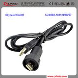 Waterproof USB Connectors/USB Power Connector/4 Pin USB Connector