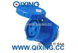 Cee IP67 16A 3p Blue Flush Mounted Socket/ Straight Type