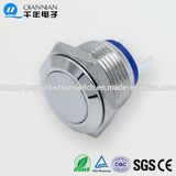 Qn16-A4 16mm Momentary Flat Head Pin Terminal Metal Push Button Switch