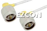 N Male Right Angle to N Male Right Angle Cable