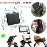 Solar Power Charging GPS Tracker with Sos Button (V26)