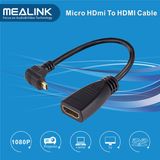 High Speed 90 Angle Mirco HDMI to HDMI Cable