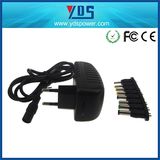 12V 2A Universal EU Wall Plug Adapter with 8 Connector