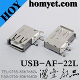 USB a Type Female Connector with Side DIP for Electric Accessories (USB-AF-22L)