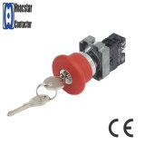 Ce Certificated Emergency Stop Push Button Switch with Key