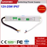Constant Voltage 12V 25W LED Waterproof Switching Power Supply IP67