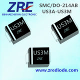 3A Us3a Thru Us3m High Efficiency Rectifier Diode SMC/Do-214ab Package