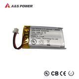 Consumer Electronics 350mAh 3.7V 1c Lithium Polymer Battery