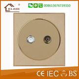 China BS Standard Satellite+TV Socket Supplier