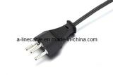 Brazil Three Pins Power Cord