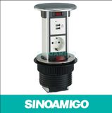 Waterproof Kitchen Lift Type Desktop Socket Receptacle