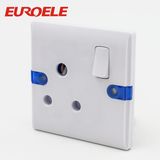 ABS White Color 15A/250V 86*86mm Electric Switched Socket