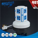 Rotary Base 2 Layer Multi Power Socket