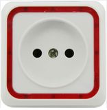 European Stype Wall Socket, Type C Surface Mounted Wall Socket, Russia Wall Socket
