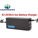 67.2V3A Lithium Battery Charger for 60V Electric Vehicles Unicycle Scooter