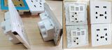 UK Style Dual USB Port Electric Wall Charger Station/Socket/Adapter/Power/Outlet/Panel