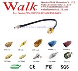 CRC9 Male Straight RP-SMA Female Straight Rg174 Cable, SMA CRC9 Connector Cable