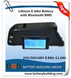36V Lithium E-Bike Battery Downtube Battery Pack with Bluetooth BMS