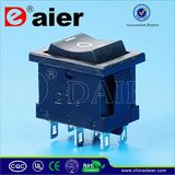 on off on 3 Positions Rocker Switch T85 Le4