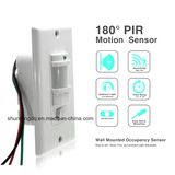 110V ~220V AC on off Auto Wall Mount Motion Sensor Switch Automatic PIR Infrared Sensor Light Switch with Light Control Sensor