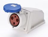 63A 2P+PE IP44 Surface-mounted socket (MN6311)