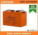 12V250ah Deep Cycle Solar Power Battery with 3years Free Replace