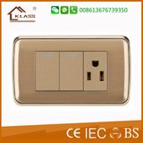25years Gurantee 1 Gang 1way Switch and 3pole Socket