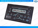 Flat Type Tactile Capacitive Membrane Switch with LCD Display