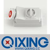Cee 32A 4p Interlock/ Socket with Switch (QX5793)