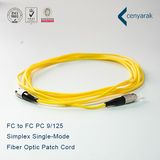 FC-FC PVC Jacket Simplex Sm Fiber Optic Patch Cord