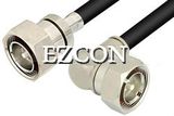 7/16 DIN Male to 7/16 DIN Male Right Angle Cable