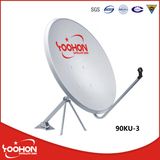 90cm Ku Band Galvanized Steel Satellite Dish Antenna