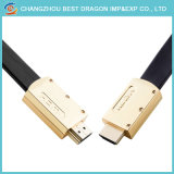 Golden Cheap HDMI Cable 1080P with Gold Plated Plug Male to Male