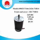 100zyt166-2426-71b14 24VDC 1.8n. M 370W DC Motor for Pump