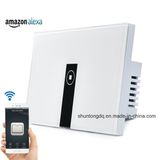 WiFi Smart Switch Us Standard, Works with Alexa/Google Home, 1 Gang Touch Light Wall Switch